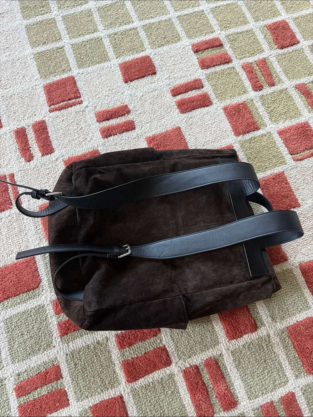 Zara Dark Brown Suede Men's Backpack